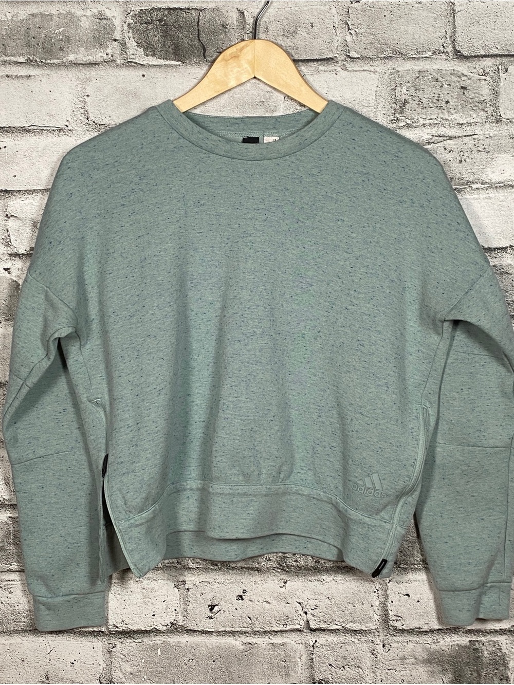 Adidas Sage Green Crewneck Sweatshirt Size Small